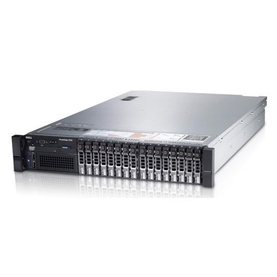 Dell Server R720, 2X E5-2670, 64Gb, 2X 750W, H710 Mini, 16X 2.5", Ref Sq