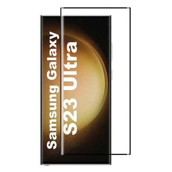 Powertech Tempered Glass 3D Tgc-0630 Για Samsung S23 Ultra, Full Glue Powertech Tempered Glass 3D Tgc-0630 Για Samsung S23 Ultra, Full Glue