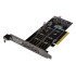 Powertech Κάρτα Επέκτασης Pcie X8 Σε 2X M.2 M Key Nvme St573