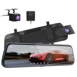 Thieye Σετ Καθρέφτης Αυτοκινήτου Με Κάμερα Carview 4, Gps, Οθόνη 10", 4K