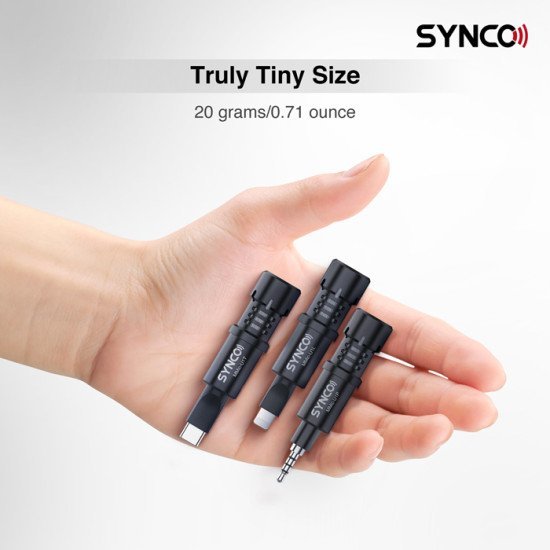 Synco Μικρόφωνο Για Smartphone Sy-U1P-Mmic, 3.5Mm, Μαύρο