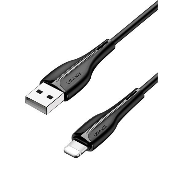 Usams Καλώδιο Lightning Σε Usb Us-Sj371, 2A, 1M, Μαύρο