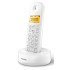 Philips Ασύρματο Τηλέφωνο D1601W-34, Με Ελληνικό Μενού, Λευκό