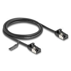 Delock Καλώδιο U/Ftp Cat 8.1 80183, 40Gbps, 30 Awg, 1M, Μαύρο