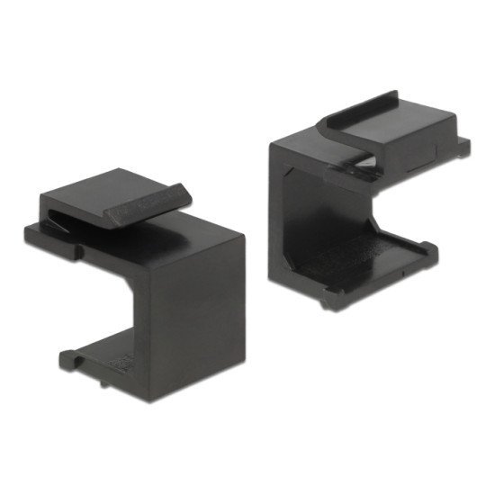 Delock Κάλυμμα Προστασίας Για Θύρα Keystone 86321, Μαύρο, 4Τμχ