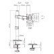 Brateck Βάση Γραφείου Ldt66-C011 Για Οθόνη 17"-32", Έως 9Kg