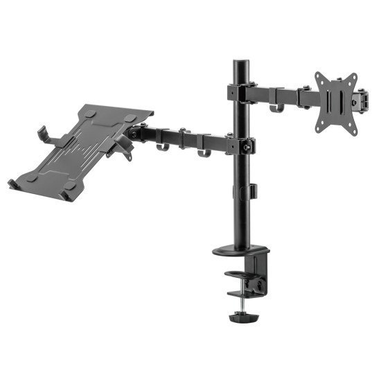 Brateck Βάση Γραφείου Ldt66-C024Ml Για Οθόνη 13"-32" & Laptop, Έως 9Kg