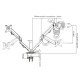 Brateck Βάση Γραφείου Ldt45-C024 Για 2 Οθόνες 17"-27", Έως 7Kg Ανά Οθόνη Brateck Βάση Γραφείου Ldt45-C024 Για 2 Οθόνες 17"-27", Έως 7Kg Ανά Οθόνη