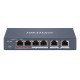 Hikvision Managed Switch Ds-3E1106Hp-Ei, 4X Poe & 2X Rj45 Ports, 100Mbps