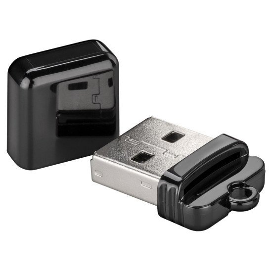 Goobay Card Reader 38656 Για Micro Sd Κάρτα Μνήμης, 480 Mbps, Μαύρο