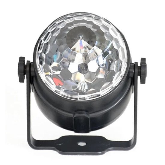 Led Φωτορυθμικό Φωτιστικό Zs48 Με Χειριστήριο, Rgb, 3W, Μαύρο Led Φωτορυθμικό Φωτιστικό Zs48 Με Χειριστήριο, Rgb, 3W, Μαύρο