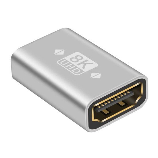 Powertech Αντάπτορας Hdmi 2.1 Cab-H161, Θηλυκό, 8K/60Hz, Μαύρος Powertech Αντάπτορας Hdmi 2.1 Cab-H161, Θηλυκό, 8K/60Hz, Μαύρος