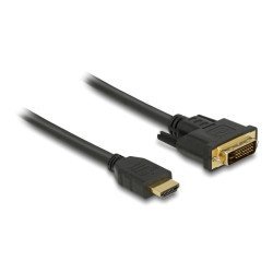 Delock Καλώδιο Hdmi Σε Dvi 85653, 2K/60Hz, 7.92 Gbps, 1.5M, Μαύρο