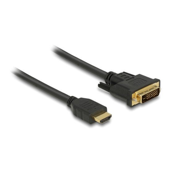 Delock Καλώδιο Hdmi Σε Dvi 85653, 2K/60Hz, 7.92 Gbps, 1.5M, Μαύρο Delock Καλώδιο Hdmi Σε Dvi 85653, 2K/60Hz, 7.92 Gbps, 1.5M, Μαύρο