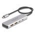 Delock Usb-C Hub 64230, 2X Usb/2X Usb-C Θύρες, 10 Gbps, Γκρι
