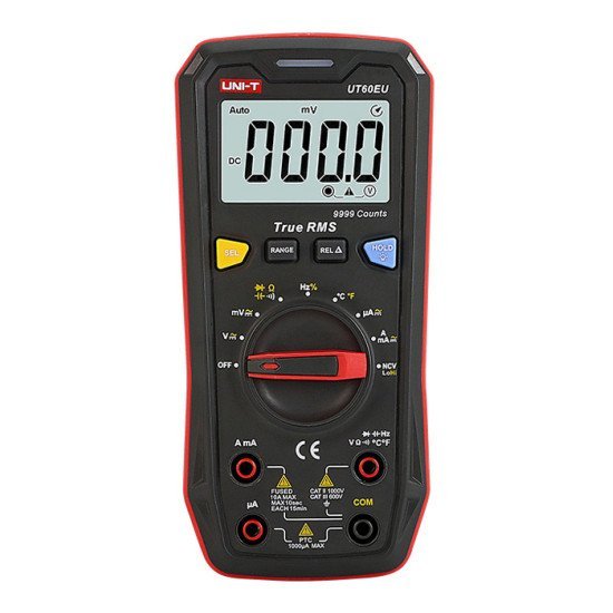 Uni-T Ψηφιακό Πολύμετρο Ut60Eu, 1000V Ac/Dc, Ncv, True Rms Uni-T Ψηφιακό Πολύμετρο Ut60Eu, 1000V Ac/Dc, Ncv, True Rms