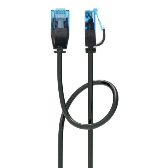 Powertech Καλώδιο Δικτύου Ptr-0142, Cat 6A U/Utp, Copper, 1M, Μαύρο Powertech Καλώδιο Δικτύου Ptr-0142, Cat 6A U/Utp, Copper, 1M, Μαύρο