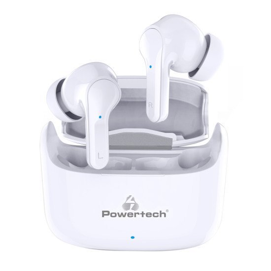 Powertech Earphones Με Θήκη Φόρτισης Soul, Tws, Anc, 45/400Mah, Λευκά Powertech Earphones Με Θήκη Φόρτισης Soul, Tws, Anc, 45/400Mah, Λευκά