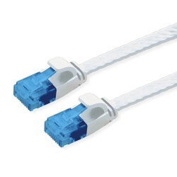 Powertech Καλώδιο Δικτύου Cab-N334, Flat, Cat 6A U/Utp, 3M, Λευκό Powertech Καλώδιο Δικτύου Cab-N334, Flat, Cat 6A U/Utp, 3M, Λευκό