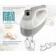 Bruno Μίξερ Χειρός Brn-0110, 500W, 5 Ταχύτητες & Turbo, Λευκό Bruno Μίξερ Χειρός Brn-0110, 500W, 5 Ταχύτητες & Turbo, Λευκό