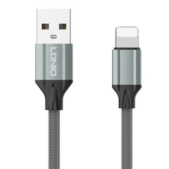 Ldnio Καλώδιο Lightning Σε Usb Ls442, 2.4A, 2M, Γκρι Ldnio Καλώδιο Lightning Σε Usb Ls442, 2.4A, 2M, Γκρι