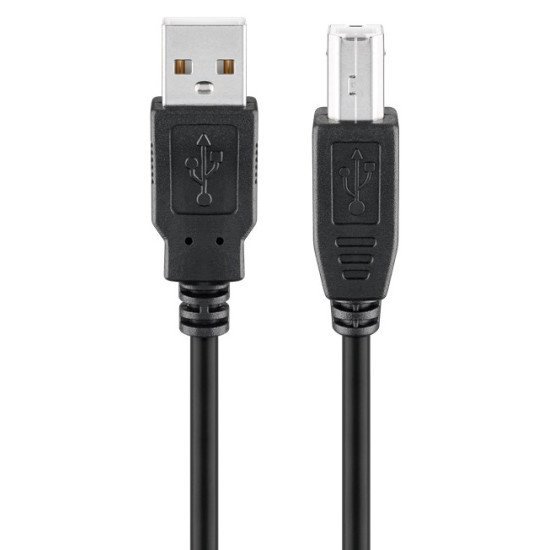 Goobay Καλώδιο Usb Σε Usb Type B 95129, 0.25M, 480Mbps, Μαύρο Goobay Καλώδιο Usb Σε Usb Type B 95129, 0.25M, 480Mbps, Μαύρο