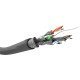 Goobay Καλώδιο Δικτύου 95696, Cat 6 S/Ftp (Pimf), Cca, 305M, Γκρι Goobay Καλώδιο Δικτύου 95696, Cat 6 S/Ftp (Pimf), Cca, 305M, Γκρι