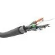 Goobay Καλώδιο Δικτύου 95696, Cat 6 S/Ftp (Pimf), Cca, 305M, Γκρι