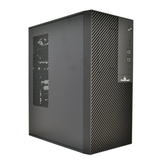 Powertech Pc Case Pt-1101 Με 550W Psu, Micro-Atx, 265X168X353Mm, Μαύρο