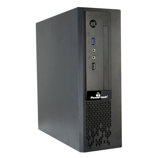 Powertech Pc Case Pt-1098 Με 250W Psu, Mini-Itx, 280X93X290Mm, Μαύρο