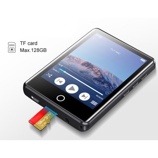 Ruizu Mp3 Player M6 Με Οθόνη Αφής 2.8", 8Gb, Ελληνικό Μενού, Μαύρο Ruizu Mp3 Player M6 Με Οθόνη Αφής 2.8", 8Gb, Ελληνικό Μενού, Μαύρο