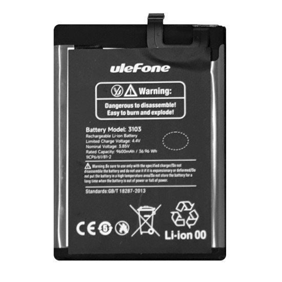 Ulefone Μπαταρία Για Smartphone Armor 16 Pro Ulefone Μπαταρία Για Smartphone Armor 16 Pro