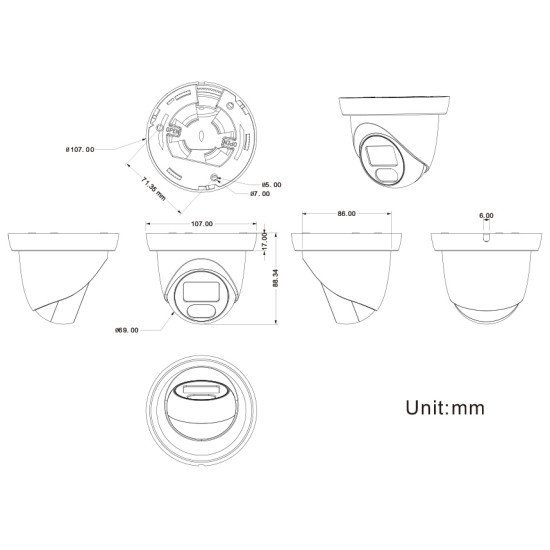 Longse Υβριδική Κάμερα Cmsdthc200Fpew, 2.8Mm, 1/3" Cmos, 5Mp, Ip65 Longse Υβριδική Κάμερα Cmsdthc200Fpew, 2.8Mm, 1/3" Cmos, 5Mp, Ip65