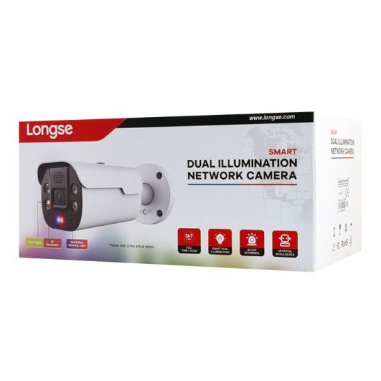 Longse Ip Κάμερα Bmlckl5Ad-36Pmstfa12, 3.6Mm, 5Mp, Ip67, Poe