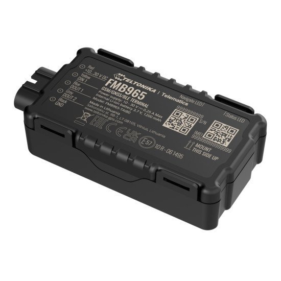 Teltonika Gps Tracker Για Μηχανές Fmb965, Gsm/Gprs/Gnss, Bluetooth Teltonika Gps Tracker Για Μηχανές Fmb965, Gsm/Gprs/Gnss, Bluetooth