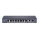 Hikvision Unmanaged Switch Ds-3E0310P-E/M, 8X Poe Ports, 60W, 100Mbps