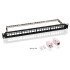 Goobay Keystone Patch Panel 95336 Με 24 Modules, 19"/1U, 24 Ports, Μαύρo