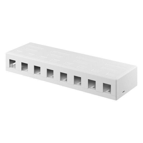Goobay Keystone Κυτίο 79426 Για 8X Θύρες Δικτύου, Λευκό Goobay Keystone Κυτίο 79426 Για 8X Θύρες Δικτύου, Λευκό