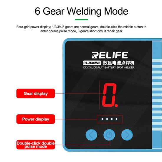 Relife Ηλεκτροπόντα Μπαταριών Rl-936We, 6 Επίπεδα, 3200Mah Relife Ηλεκτροπόντα Μπαταριών Rl-936We, 6 Επίπεδα, 3200Mah