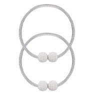 Roxxani Δέστρα Κουρτίνας Rxn-0024, Μαγνητική, Γκρι, 2Τμχ Roxxani Δέστρα Κουρτίνας Rxn-0024, Μαγνητική, Γκρι, 2Τμχ