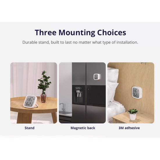 Sonoff Smart Smart Θερμόμετρο & Υγρασιόμετρο Snzb-02, Lcd, Zigbee Sonoff Smart Smart Θερμόμετρο & Υγρασιόμετρο Snzb-02, Lcd, Zigbee