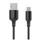Celebrat Καλώδιο Micro Usb Σε Usb Cb-32, 2.1A, 1M, Μαύρο Celebrat Καλώδιο Micro Usb Σε Usb Cb-32, 2.1A, 1M, Μαύρο