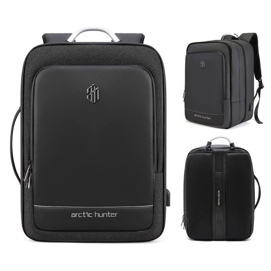 Arctic Hunter Τσάντα Πλάτης B00227L Με Θήκη Laptop 17", 41L, Usb, Μαύρη Arctic Hunter Τσάντα Πλάτης B00227L Με Θήκη Laptop 17", 41L, Usb, Μαύρη