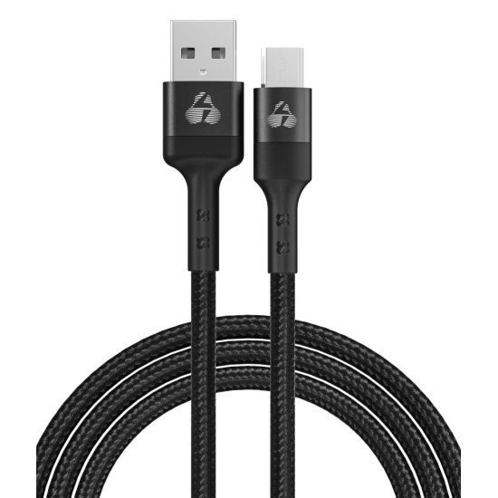 Powertech Καλώδιο Usb Σε Micro Usb Ptr-0125, 12W 2.4A, Copper, 1M, Μαύρο Powertech Καλώδιο Usb Σε Micro Usb Ptr-0125, 12W 2.4A, Copper, 1M, Μαύρο
