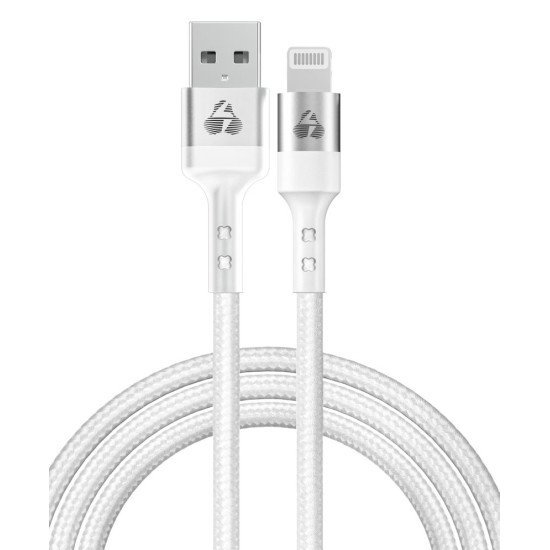 Powertech Καλώδιο Usb Σε Lightning Ptr-0126, 12W 2.4A, Copper, 1M, Λευκό Powertech Καλώδιο Usb Σε Lightning Ptr-0126, 12W 2.4A, Copper, 1M, Λευκό