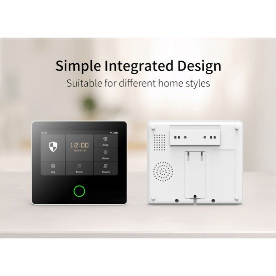 Powertech Ασύρματο Σύστημα Συναγερμού Pt-1125, Αφής, Wi-Fi, 2G, Tuya Powertech Ασύρματο Σύστημα Συναγερμού Pt-1125, Αφής, Wi-Fi, 2G, Tuya