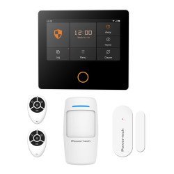 Powertech Ασύρματο Σύστημα Συναγερμού Pt-1125, Αφής, Wi-Fi, 2G, Tuya