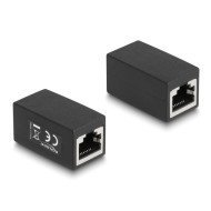 Delock Σύνδεσμος Rj45 88003, Θηλυκό Σε Θηλυκό, Cat.6, Μαύρος Delock Σύνδεσμος Rj45 88003, Θηλυκό Σε Θηλυκό, Cat.6, Μαύρος