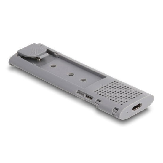 Delock Θήκη Για M.2 Nvme Pcie/Sata Ssd 42019, Tool Free, 10Gbps, Μαύρη Delock Θήκη Για M.2 Nvme Pcie/Sata Ssd 42019, Tool Free, 10Gbps, Μαύρη