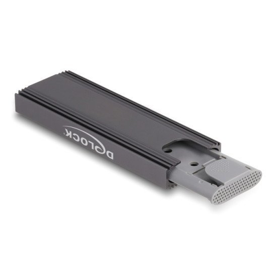 Delock Θήκη Για M.2 Nvme Pcie/Sata Ssd 42019, Tool Free, 10Gbps, Μαύρη Delock Θήκη Για M.2 Nvme Pcie/Sata Ssd 42019, Tool Free, 10Gbps, Μαύρη